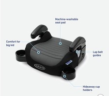 Graco TurboBooster 2.0 Backless Booster Car Seat, Denton