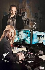 Damian Lewis & Claire Danes Signed Homeland Photo 12x18 Beckett Authenticated