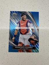 2024 Topps Chrome Black - Francisco Alvarez #2 Blue Refractor /75