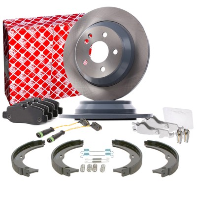 FEBI Bremsscheiben 300mm Beläge Bremsbacken Rep-Satz Hinten für MERCEDES W447