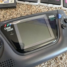 SEGA Game Gear Handheld Console Clean! 🔥 Tested, ORIGINAL With Games And Case