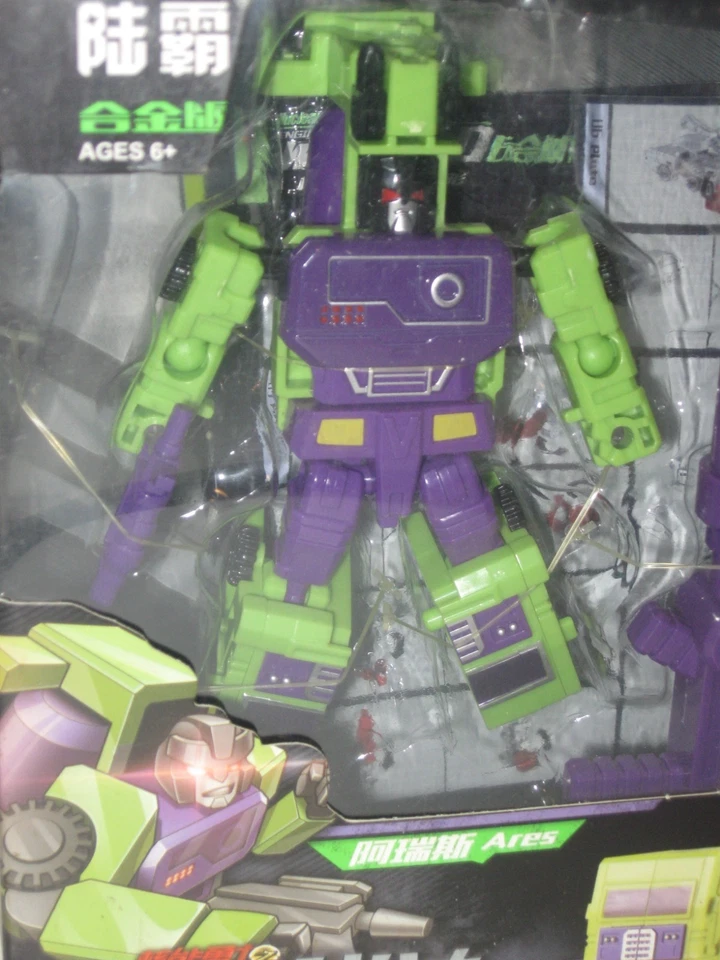 Transformers LUBO ENGINEERING OF WAR GOD  ARES CEMENT TRUCK ROBOT FORCE - Image 3 of 4