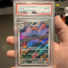 Pokemon TCG Gloom 198/197 Obsidian Flames Illustration Rare Holo PSA 8