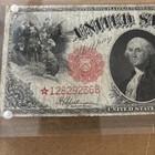 1917 Rare 1  Dollar Sawhorse Star Note Excellent Condition In Hard Case — photo 2
