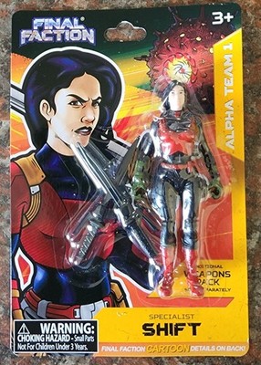 Final Faction Specialist Shift Action Figure New on Card