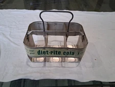 Vintage Diet Rite Cola 6 Pack Carrier