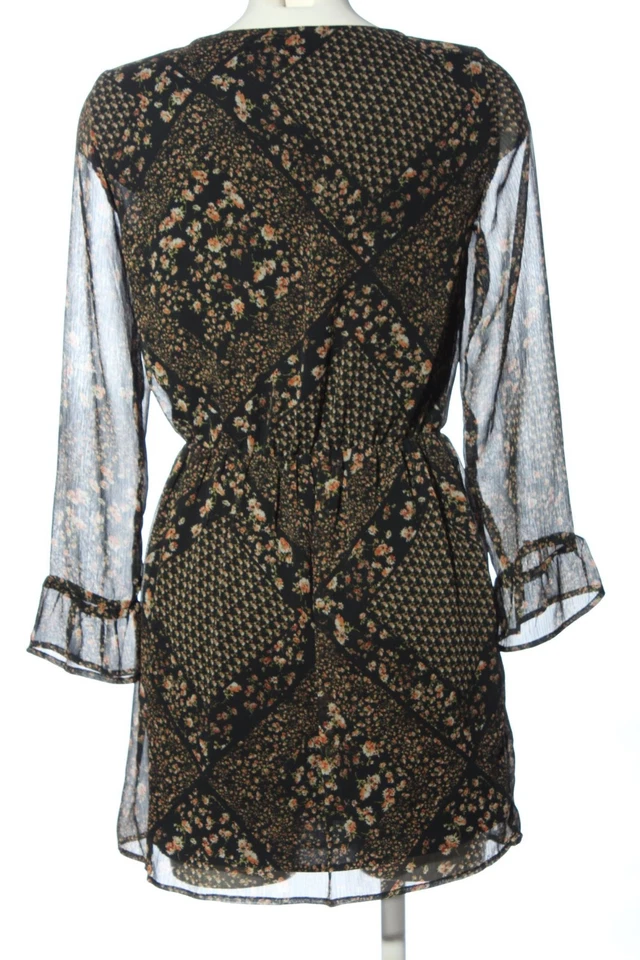 MANGO CASUAL WEAR Robe courte Dames Robe T EU 34 noir-brun-blanc cassé - Photo 2/4