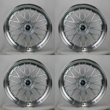 Silver Mesh Lm Style 19x8.5 Wheels 5x120 Et35 Cb73.1 Fit Bmw F30 F32 E92 E90 F10