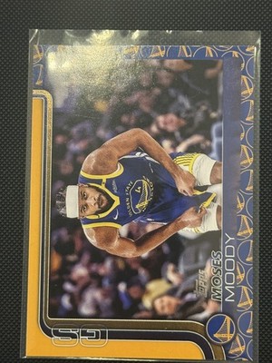 2025-26 Topps Moses Moody Team Color Border Logo Variation, SSP & Case Hit! 