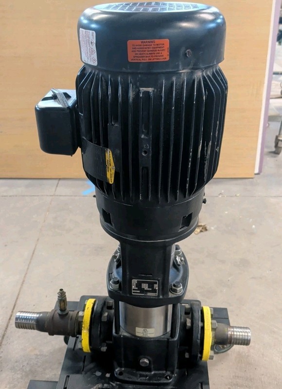 Grundfos CR20-03 A-GJ-A-E-HQQE Md# A96524010P118050001 7.5 HP 111.39 GPM, 248°F
