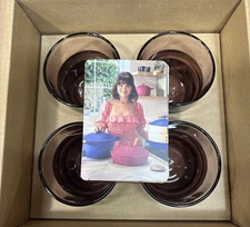 Our Place Set Of 4 Drinking Glass • Sunrise 12 Oz Glass Cups