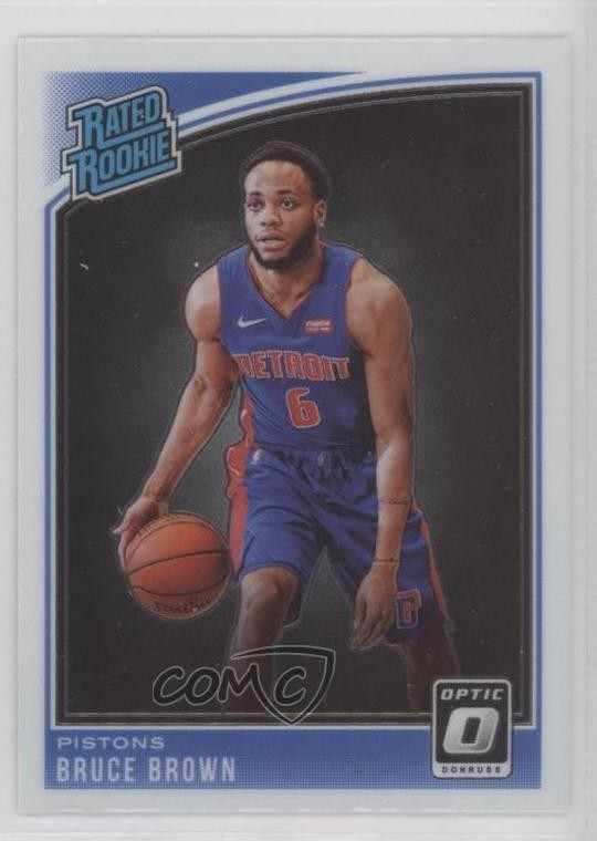 2018-19 Panini Donruss Optic Rated Rookie Bruce Brown #161 2du