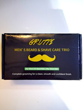 Men's Beard Grooming Kit 9-in-1 Shaving Set Beard Balm Oil Brush Comb Scissors