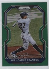 2021 Panini Prizm Tier II Green Prizm Giancarlo Stanton #180 0ot5