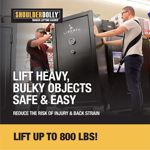 Shoulder Dolly Moving Straps Lift Carry Furniture - Foto 4 di 5