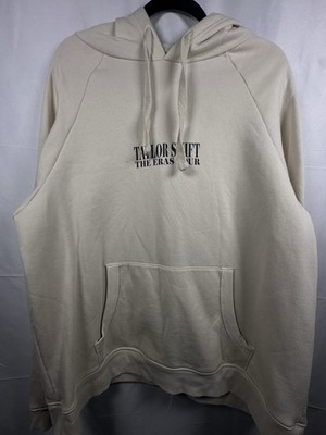 Taylor Swift The Eras Tour Hoodie Medium Cream Official Concert Merch NEW