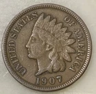 1907 Indian Head Cent Penny B18