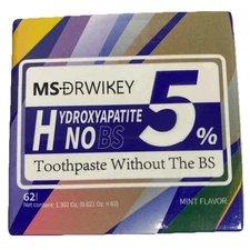 MS DRWIKEY Hydroxyapatite 5% Toothpaste 62 ct Tablets Mint BRAND NEW