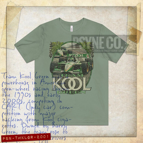Team Kool Green 2001 Vintage Men's T-Shirt - $29.95