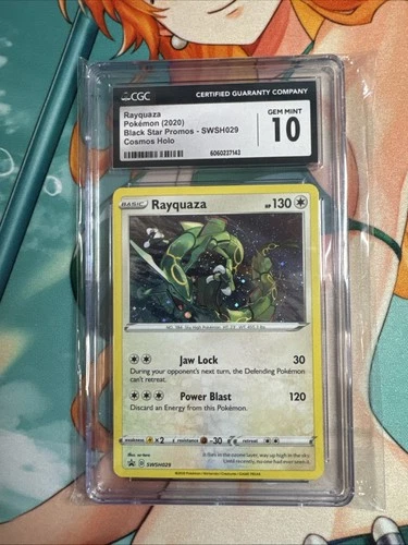 Rayquaza SWSH029 Black Star Promo cgc 10
