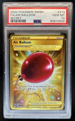 2020 Pokemon SWSH Air Balloon #213/202 PSA 10 GEM MINT