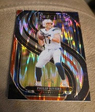 2024 Panini Select Philip Rivers Black & Red Prizm Shock Chargers #187