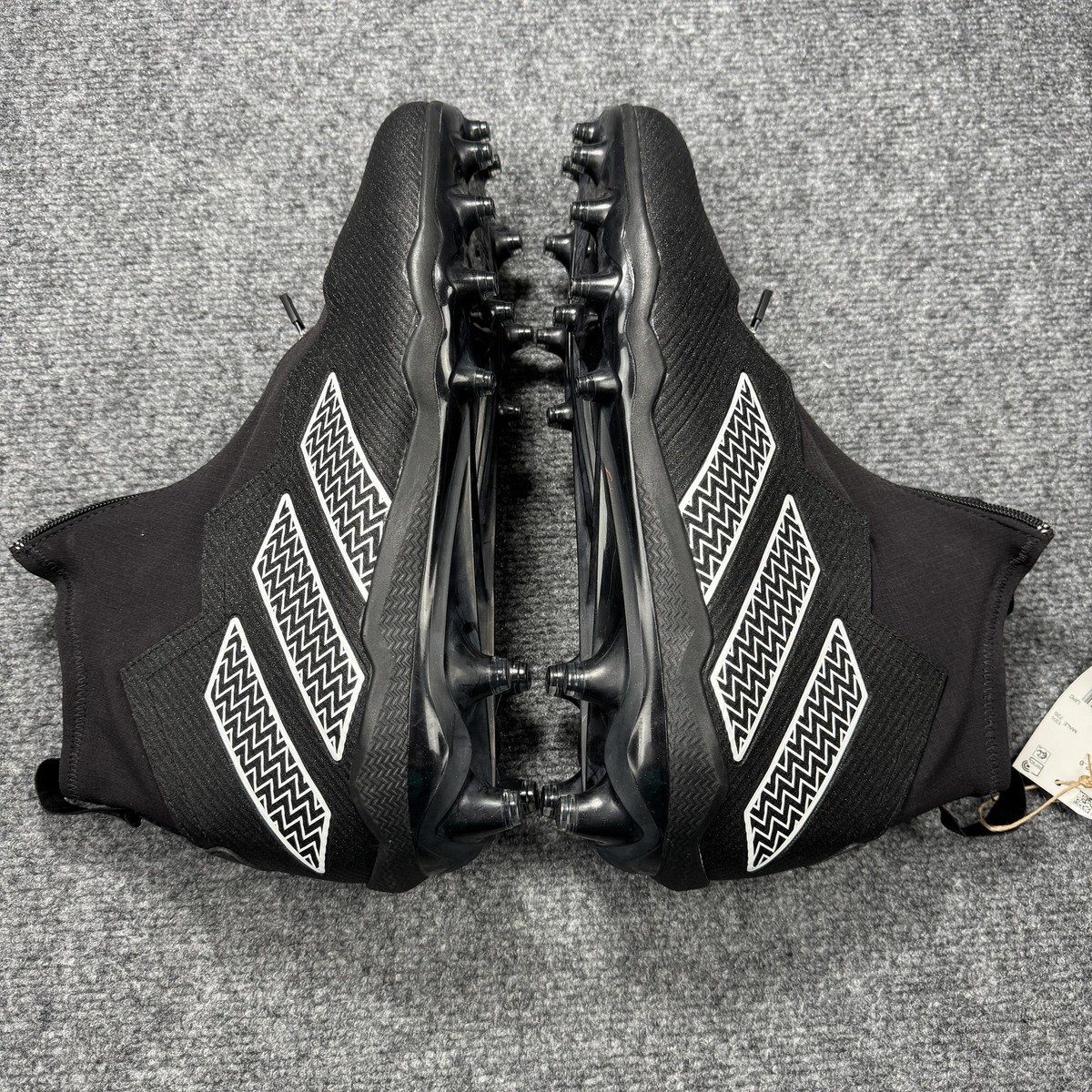 Adidas Nasty 2.0 Football Cleats Shoes Mens Size 14 Black Zip Mid