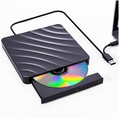 External CD/DVD Drive for Laptop - CD Burner DVD Player for Laptop USB 3.0 +/...