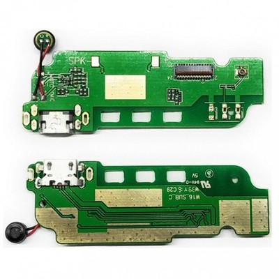 Charging Flex For ZTE Blade L5 Micro USB Cable Microphone Connector Vibrated