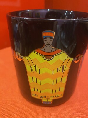 MUG '' People Of The World'' L'IMAGE GIFT COLLECTION BLACK/ Gold Native Costume