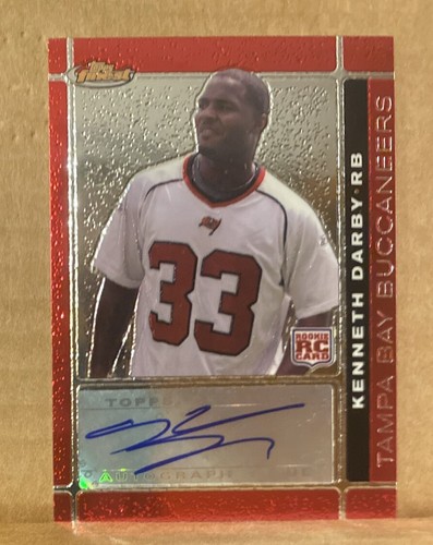 2007 Topps Finest Autographs #124 Rookie Kenneth Darby RC AUTO - 第 1/2 張圖片