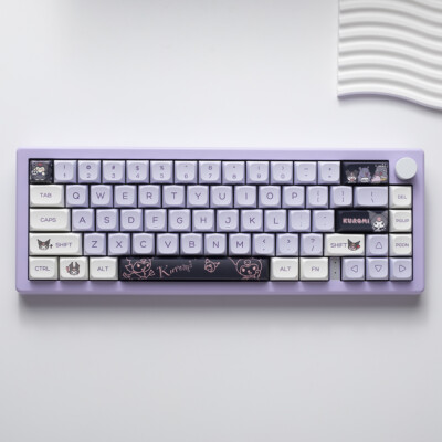 KUROMI キーボード パープル/ホワイト Akko Kuromi 5108B Plus Purple Mechanical Keyboard | AKKO EU