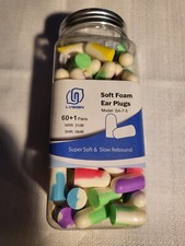 LYSIAN Flesh Color Foam Ear Plugs for Sleeping - 60 Pairs 38dB SNR Noise Reduct.