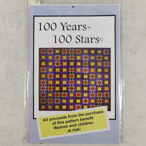 100 Years 100 Stars Quilt Southwestern 40" x 40" - 100" x 100" Pattern Template - Picture 7 of 12