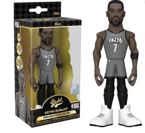 Funko Premium 5" Gold NBA Kevin Durant Brooklyn Nets Vinyl Figure