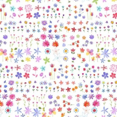 Love Is In The Air By Clothworks - White Flower Garden  #Y4291-1