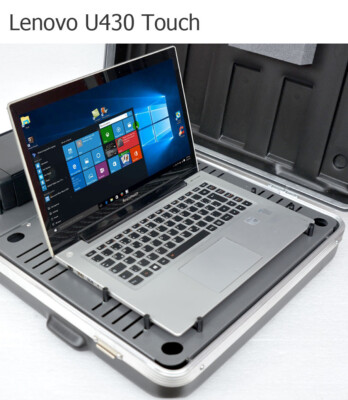 PROFI KOFFER TOUCHSCREEN NOTEBOOK DRUCKER MOBIL BÜRO UNTERWEGS HARTSCHALE RUGGED