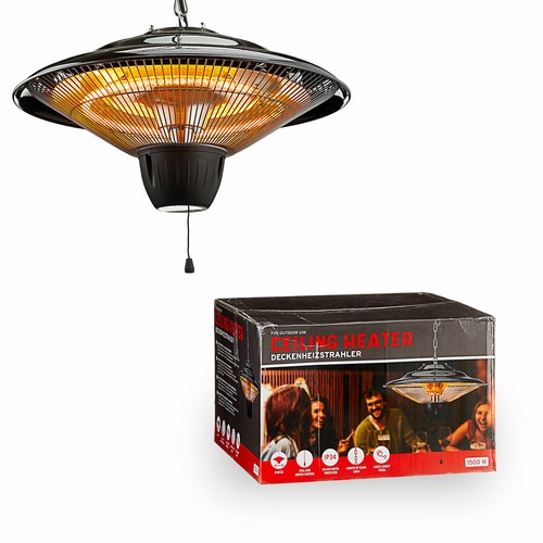 Deckenheizstrahler 1500 W Ø42cm Heizpilz Halogen Strahler Sonnenschirm Heizung - Bild 4 von 4