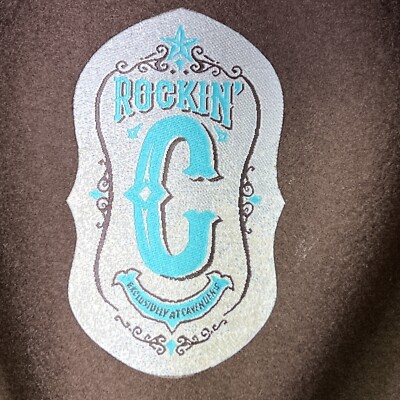 ROCKIN C by Cavenders 100 Australian Wool Brown Felt Western 