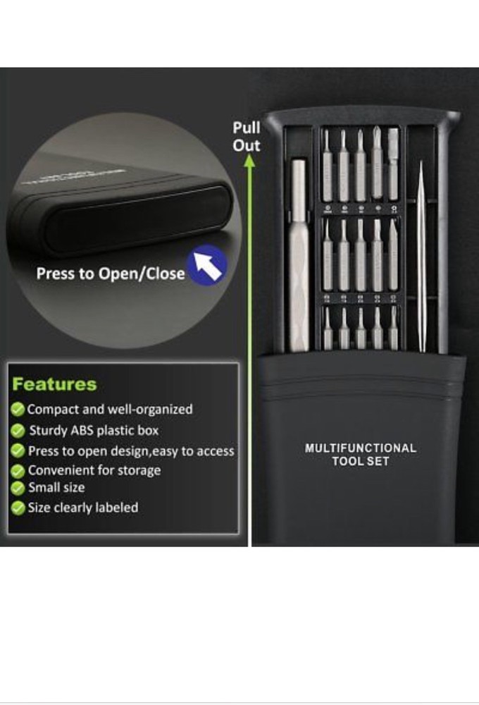Magnetic Multi-Tool Screwdriver Bit Set for iPhone Galaxy Note Repair Y0.6 Y000
