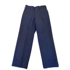 Vtg 50's Korean War USN US Military Officers Pants Heavy Wool GABARDINE Trousers