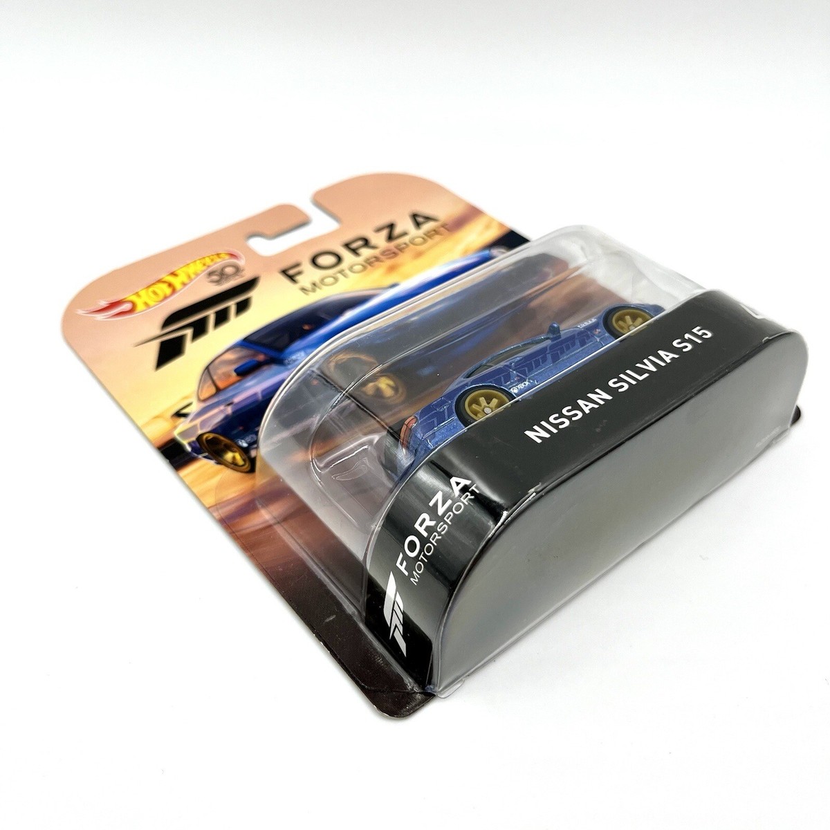 Hot Wheels Nissan Silvia S15 Blue Forza Motorsport 4/5 Retro