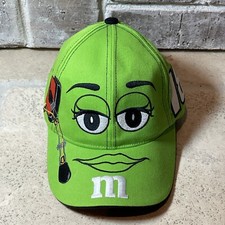 Nascar Baseball Cap Hat Chase No 18 Authentic Youth Kids Green MM's Adjustable