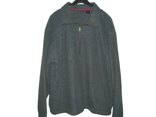 grey pullover jacket