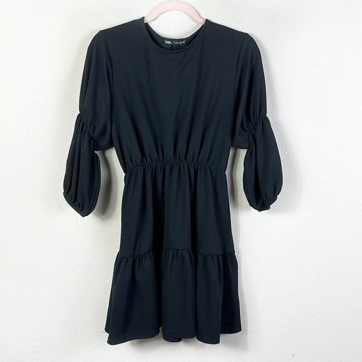 black puff sleeve dress zara Mini 3/4 slight Sleeves in black size Small color:janjisu-bodycon-mini-dress-pink-lady swatch:https://www.motelrocks.com/cdn/shop/files/JANJISU-BODYCON-MINI-DRESS-PINK-LADY_8453D.jpg?v=1718001015&width=100 Front flap pockets Size:15.5/34 HAVSTA 6-drawer dresser, black,