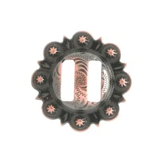 Berry Slotted Concho Antique Copper 1" 7862-10S