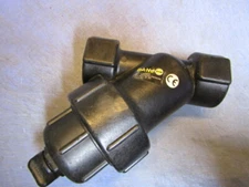 1 – Banjo 1-1/4" NPT Polypropylene Line Y Strainer 200PSI 70°F, LS125, does NOT 