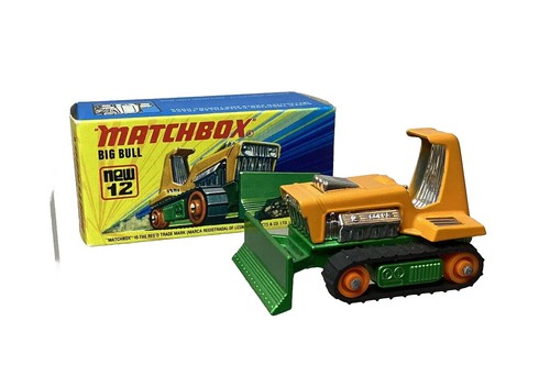 Matchbox Superfast Nº 12 Big Bull (1975). Caja original vintage - Imagen 2 de 8