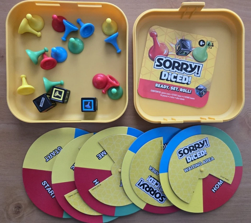 Sorry! Diced! Game - Portable - 2 To 4 Players -- SEE DESCRIPTION - Image 2 of 2