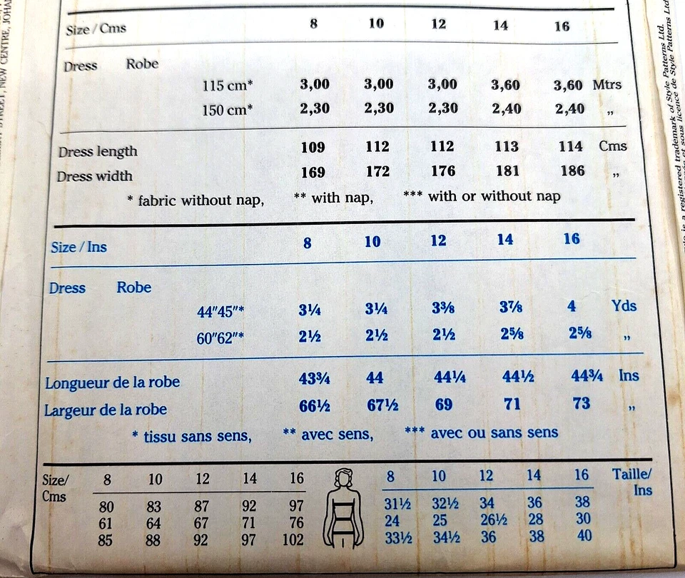 Style 4748 VTG 80s Misses Pullover Dress Size 16 Jasper Conran Pattern UC FF - Image 2 of 4